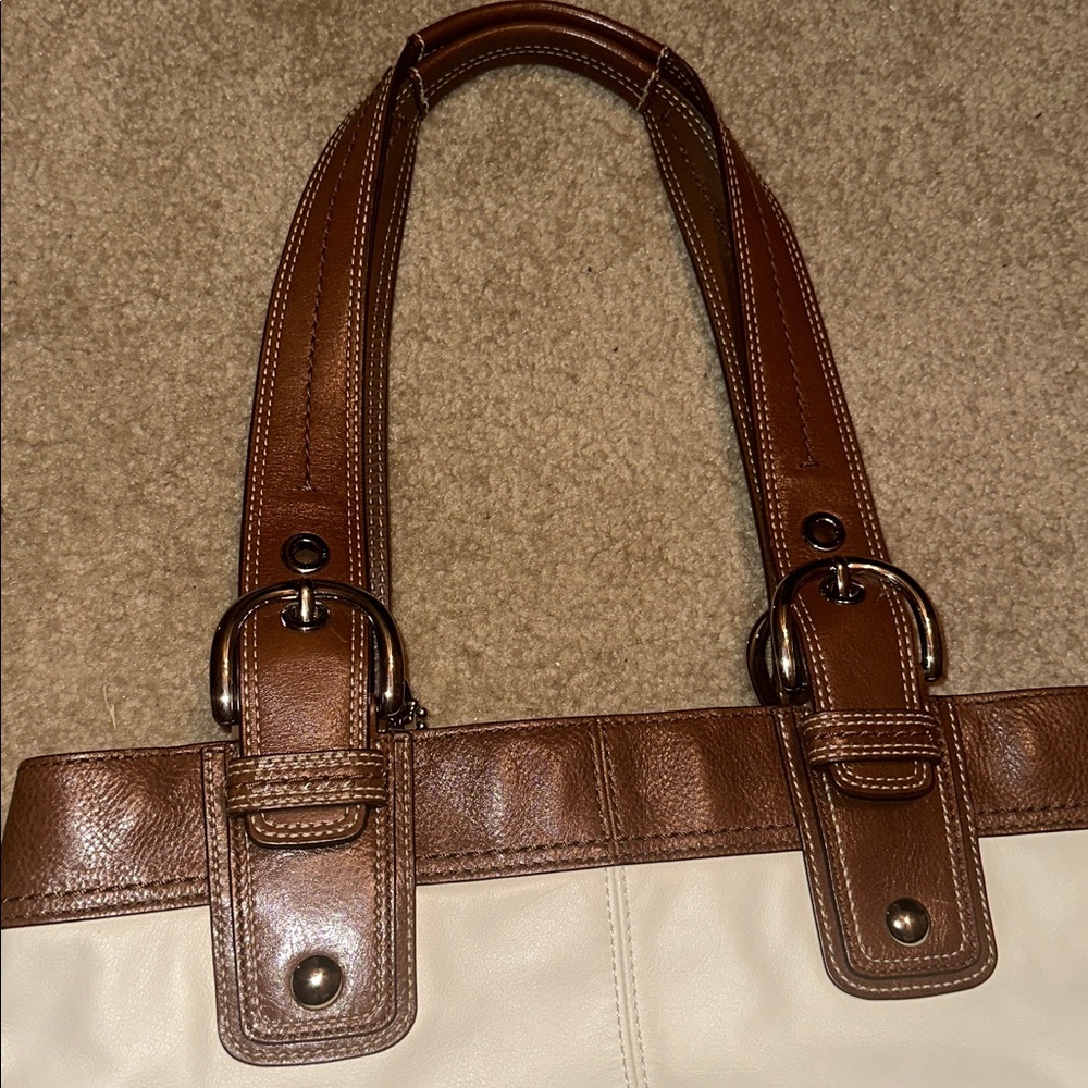 Vintage Coach Leather Purse Bag - Picture 6 of 11